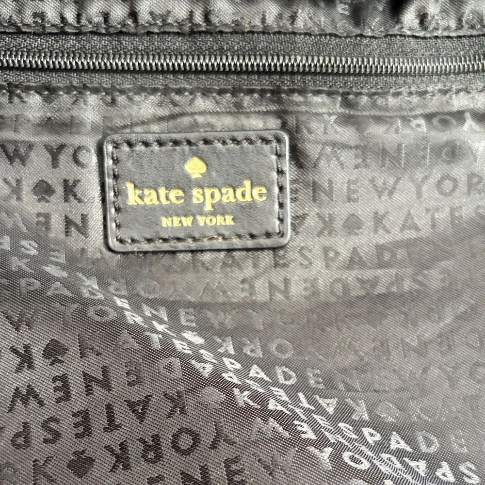 Kate Spade Sleek Black Tote Bag